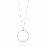 GINETTE NY Collier Baby Circle Or rose CCE002