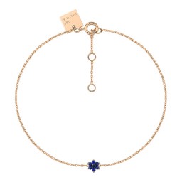 Bracelet Star Or rose Saphirs