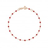 GIGI CLOZEAU Bracelet Classique Gigi Or rose Résine rubis B3GI001R32