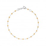 GIGI CLOZEAU Bracelet Classique Gigi Or blanc Résine nude B3GI001G2517