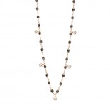 GIGI CLOZEAU Collier Gigi Suprême Or rose Résine quartz Diamants B1GS005R5745