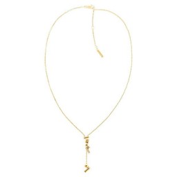 Collier Sculptural Luster Acier doré