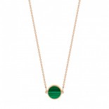 GINETTE NY Collier Ever Or Rose Malachite EVEM3