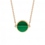 GINETTE NY Collier Ever Or Rose Malachite EVEM3