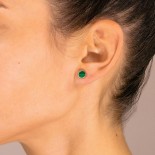 GINETTE NY Boucles d'oreilles Ever Or rose Malachite BOEVEM