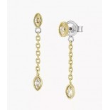 FOSSIL Boucles d'oreilles Sadie Seasonal Sparkle Acier doré JF04591710