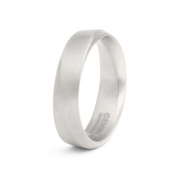 Bague Verso Silver Titane 6 mm