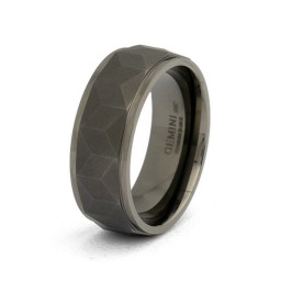 Bague Timor Black Titane 8 mm