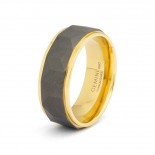 GEMINI (ICE WATCH) Bague Timor Gold Black Titane 8 mm TIM03