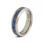 GEMINI (ICE WATCH) Bague Rota Light Blue Lapis Lazuli Titane 6 mm ROT02