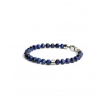 GEMINI (ICE WATCH) Bracelet Hexa Dark Blue Oeil de Tigre Titane 6 mm N24