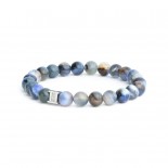 GEMINI (ICE WATCH) Bracelet Gem Indigo Agate Bleue 8 mm G22