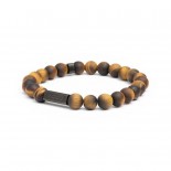 GEMINI (ICE WATCH) Bracelet LMNT Wood Oeil de Tigre 8 mm G20