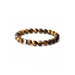 GEMINI (ICE WATCH) Bracelet Gem Tiger Eye Oeil de Tigre 8 mm G1