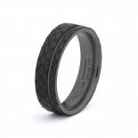 GEMINI (ICE WATCH) Bague Alter Black Titane 6 mm ALT02