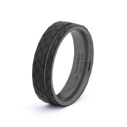 Bague Alter Black Titane 6 mm