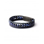 GEMINI (ICE WATCH) Bracelet Triple Blue Oeil de Tigre 6 mm TR3