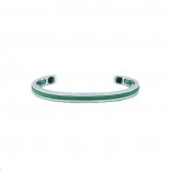 PIG & HEN Bracelet Navarch 6 mm Jungle green Silver N6-SS20-156000
