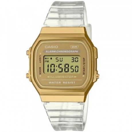 CASIO Vintage 39 x 36 mm Quartz A168XESG-9AEF