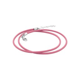 Collier Cordon Huilé Rose 42 cm