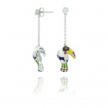 UNA STORIA Boucles d'oreilles Toucan BO121112