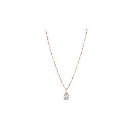 GINETTE NY Collier Or Rose Mini Diamond Bliss BLID2