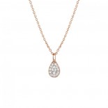 GINETTE NY Collier Or Rose Mini Diamond Bliss BLID2