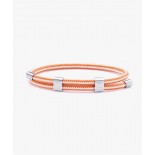 PIG & HEN Bracelet Little Lewis DBL Cream/Salmon Orange, silver P33-111372