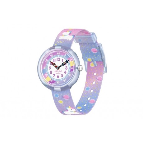 FLIK FLAK Gameland - Cuddly Unicorn 32 mm Quartz FBNP213