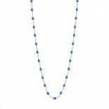 GIGI CLOZEAU Collier Classique Gigi Or rose Résine bleu fluo B1GI001R04