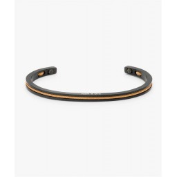 Bracelet Navarch 4 mm Brown Beige / Black