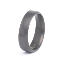 Bague Verso Black Titane 6 mm