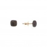 Boucles d'oreilles Polvere Bronze Argent Rose