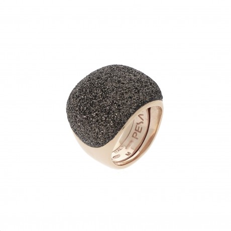 PESAVENTO Bague Polvere Bronze Argent Rose PLVA117