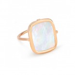 GINETTE NY Bague Antique Or rose Nacre RANTWN