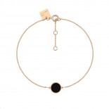 GINETTE NY Bracelet Mini Ever Or rose Onyx BEVEO3