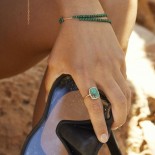 GINETTE NY Bague Antique Or rose Chrysocolle RANTCH