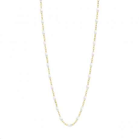 GIGI CLOZEAU Collier Classique Gigi Or jaune Résine blanche B1GI001J01