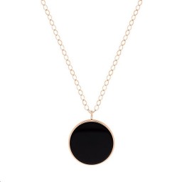 Collier Ever Or rose Onyx