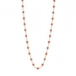 GIGI CLOZEAU Collier Classique Gigi Or rose Résine fauve B1GI001R5942