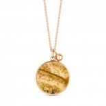 GINETTE NY Collier Ever Picture Jasper Or rose EVEPJ