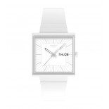 Swatch Essentials - What If...Allwhite? 42 mm Quartz SO34W700