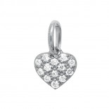 Pendentif In Love Or blanc Diamants