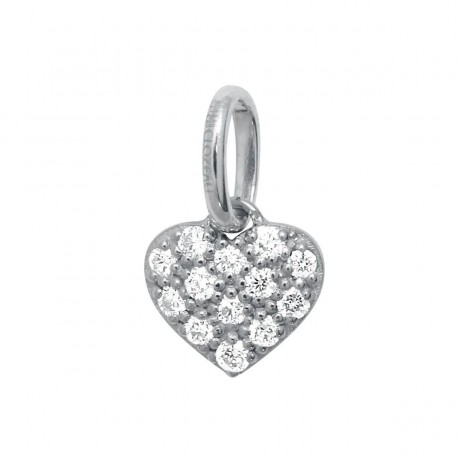 Pendentif In Love Or blanc Diamants