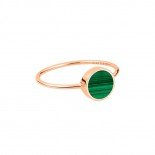 GINETTE NY Bague Mini Ever Or rose Malachite REVEM