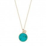 GINETTE NY Collier Ever Or rose Turquoise EVT