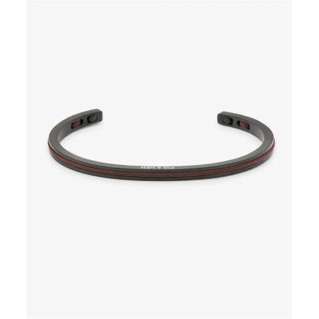 PIG & HEN Bracelet Navarch 4 mm Mahogany, black N4-274000