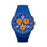 Swatch Essentials - Primarily Blue 42 mm Quartz SUSN419