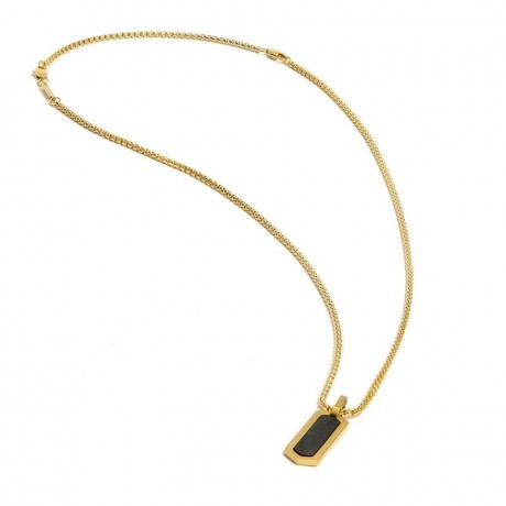 GEMINI (ICE WATCH) Collier Roma Gold Black NNR6