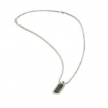 GEMINI (ICE WATCH) Collier Roma Silver Black NNR1